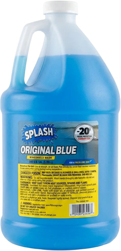 Splash Original Blue Windshield Wash, 1 Gallon